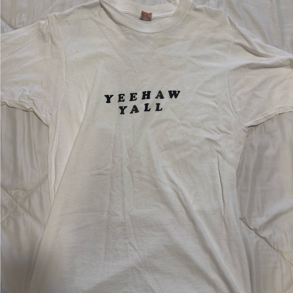 White Graphic Tee